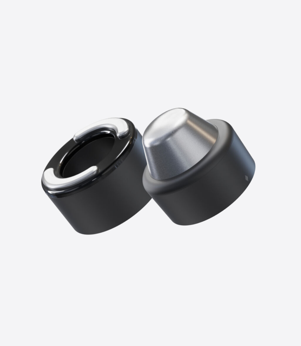 Hot and Cold Rings black